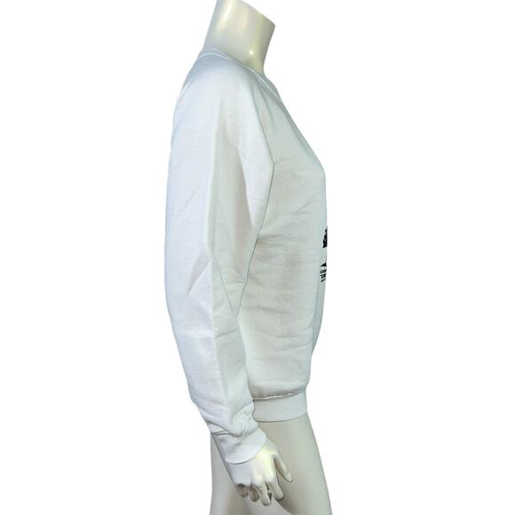 Vintage Train Locomotive Graphic Sweatshirt Railroad Enthusiast White Pullover - Picture 4 of 8